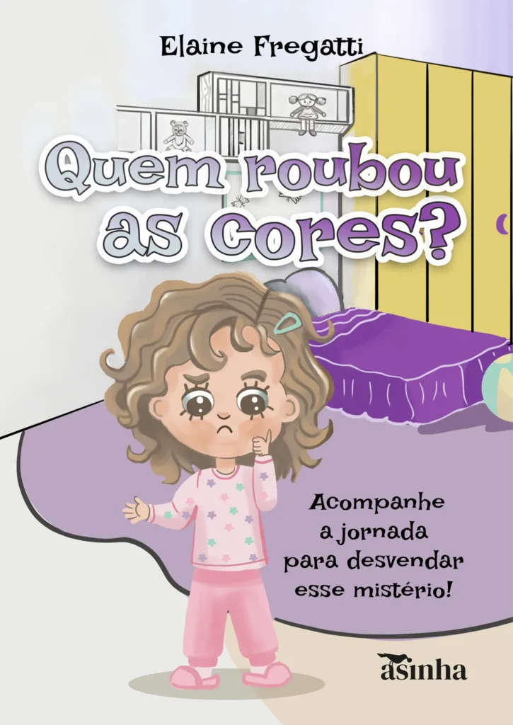 Capa do livro Quem roubou as cores? Acompanhe a jornada para desvendar esse mistério!