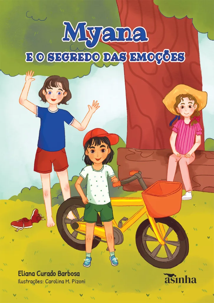 Capa do livro Myana e o segredo das emoções: as irmãs e seus chapéus