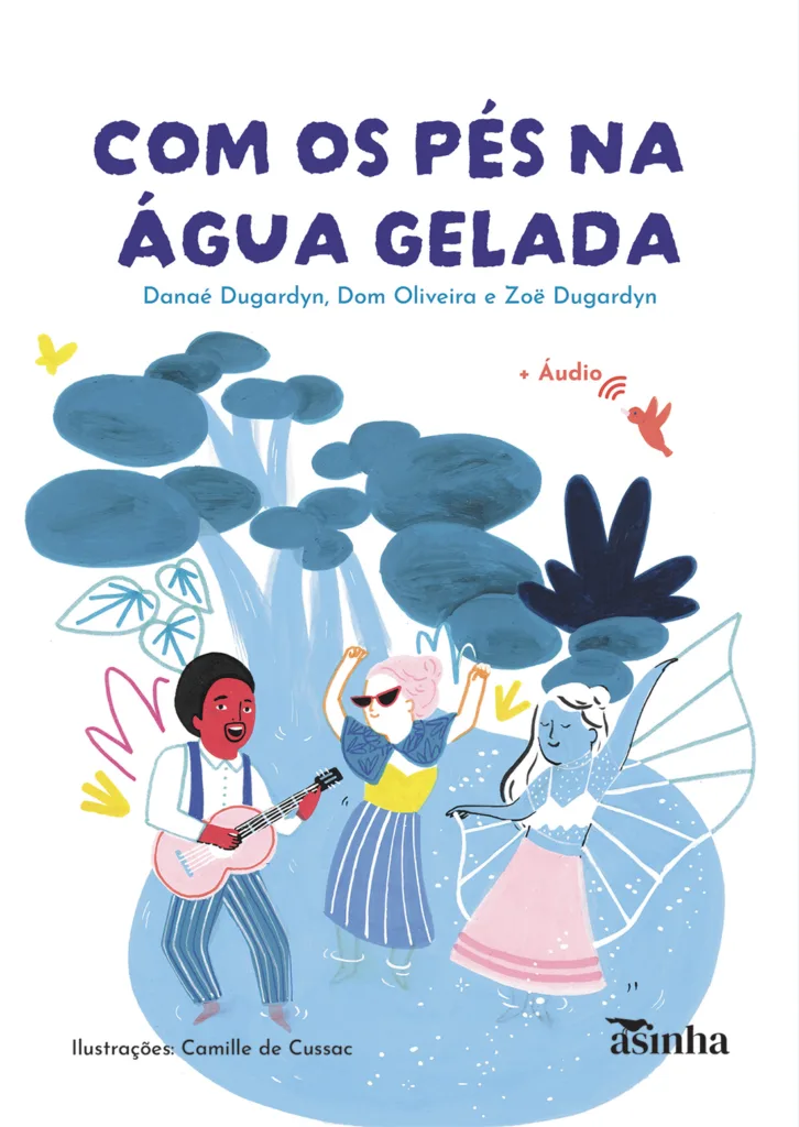 Capa do livro Com os pés na água gelada