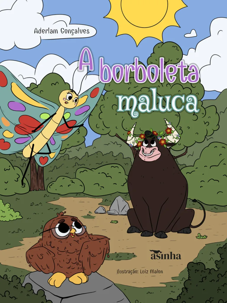 Capa do livro A borboleta maluca