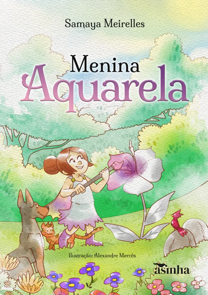 Capa do livro Menina aquarela