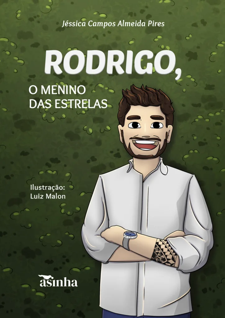 Capa do livro Rodrigo, o menino das estrelas