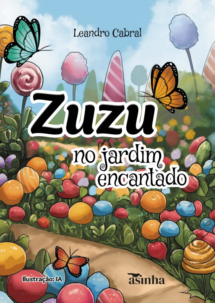Capa do livro Zuzu no jardim encantado