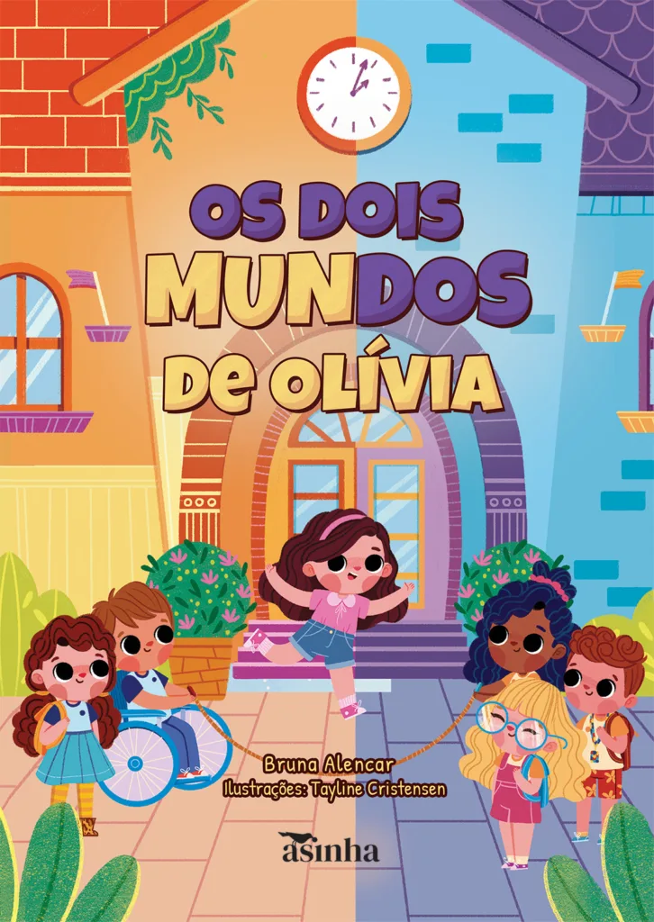 Capa do livro Os dois mundos de Olívia