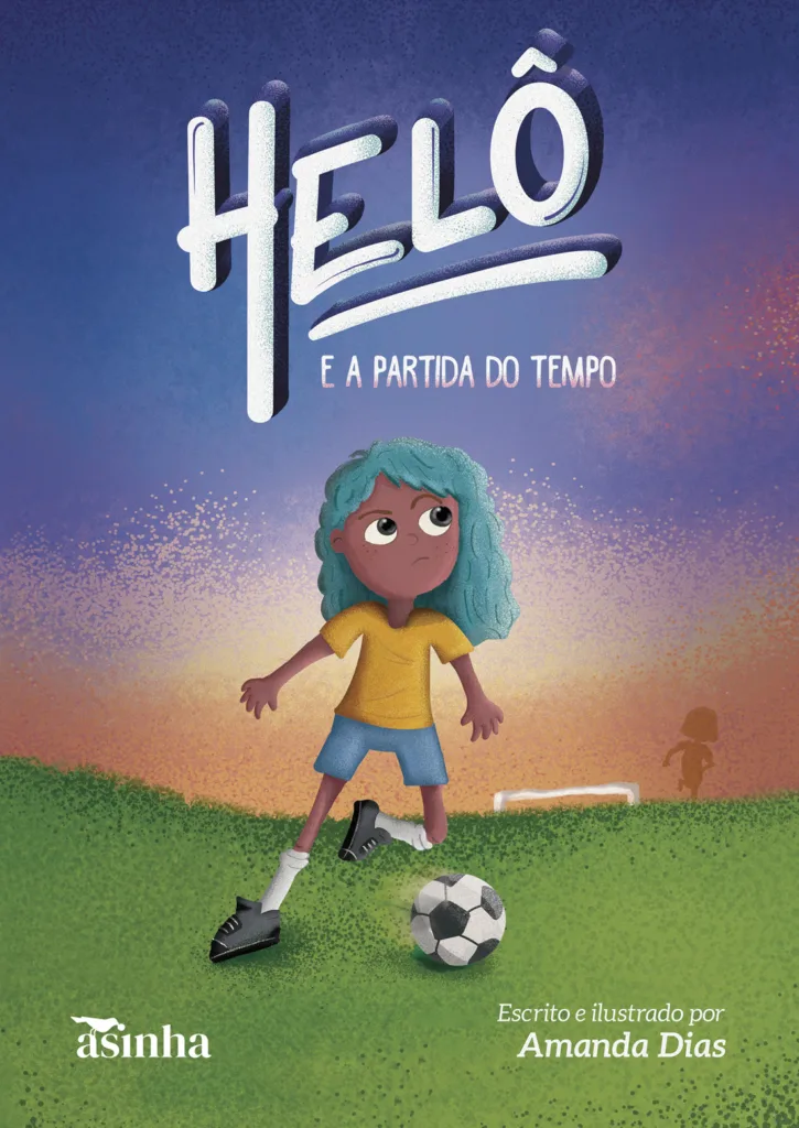 Capa do livro Helô e a partida do tempo