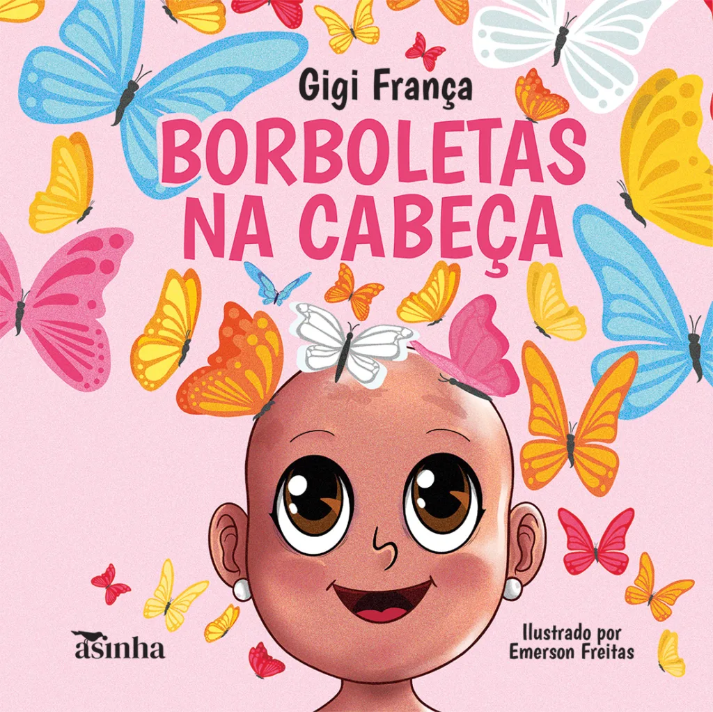 Capa do livro Borboletas na cabeça
