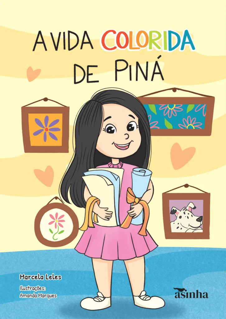 Capa do livro A vida colorida de Piná