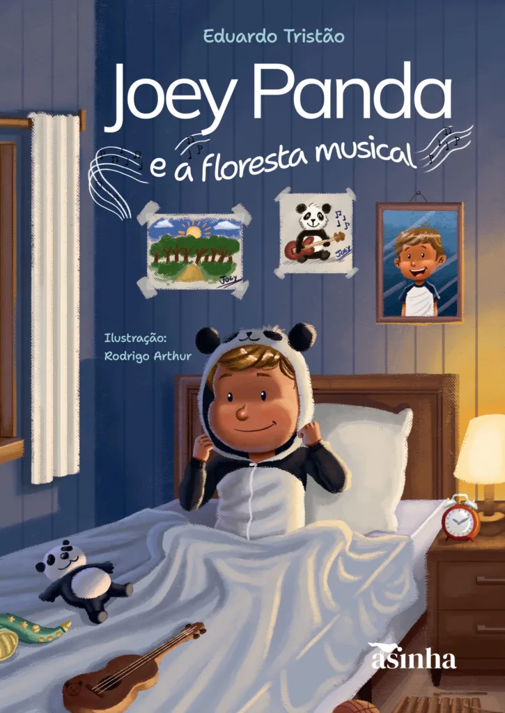 Capa do livro Joey Panda e a floresta musical