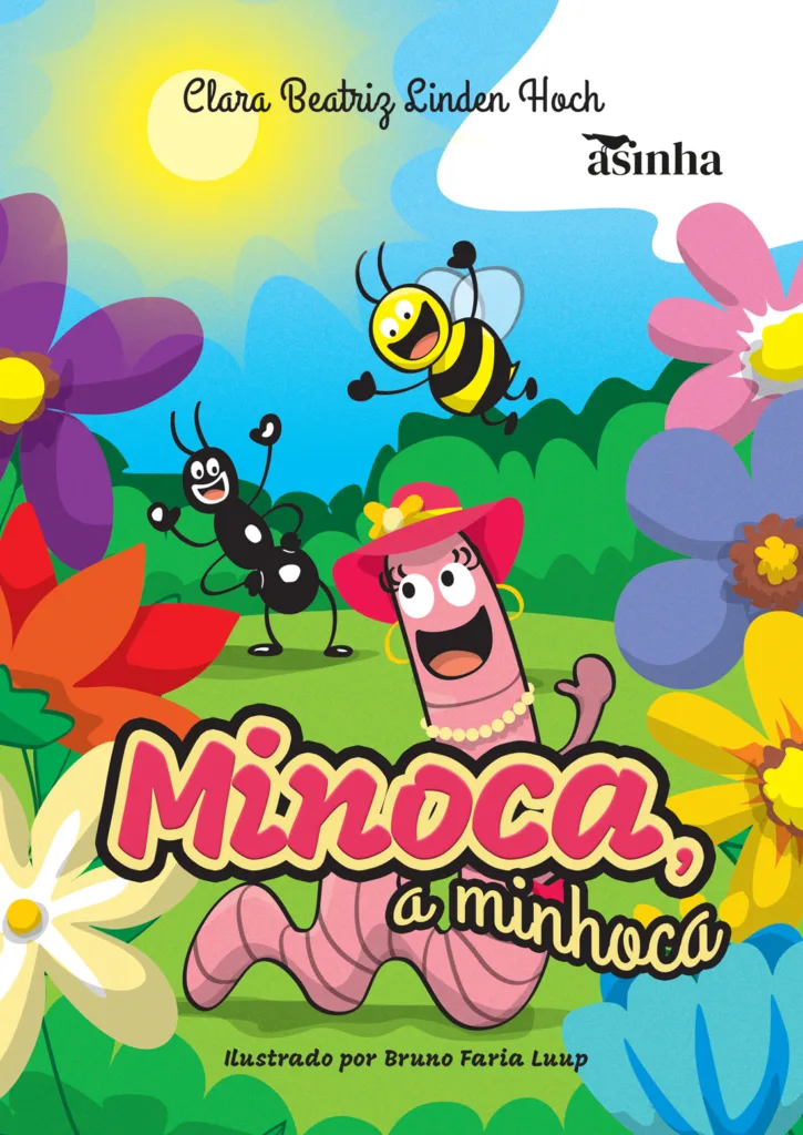Capa do livro Minoca, a minhoca