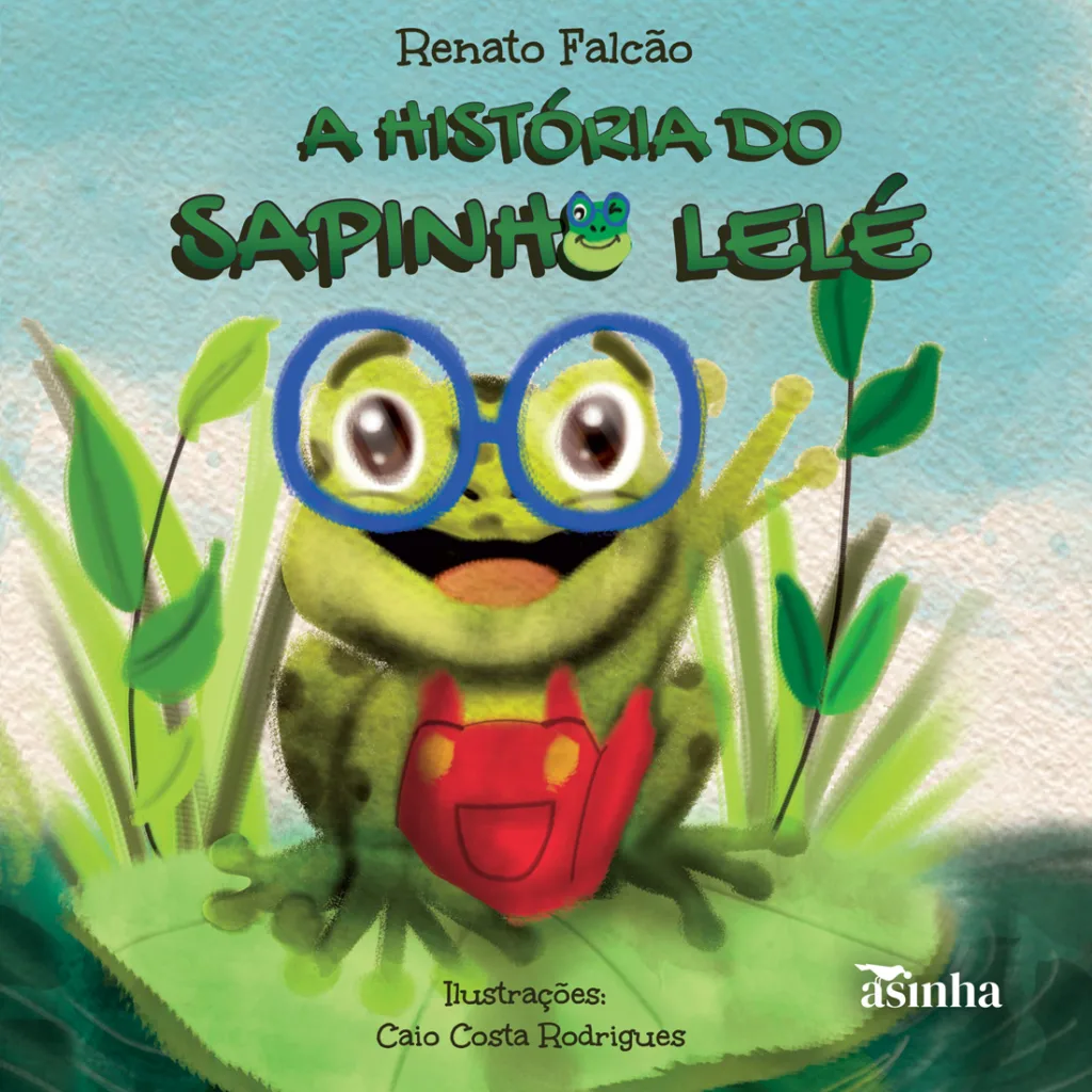 Capa do livro A história do sapinho Lelé