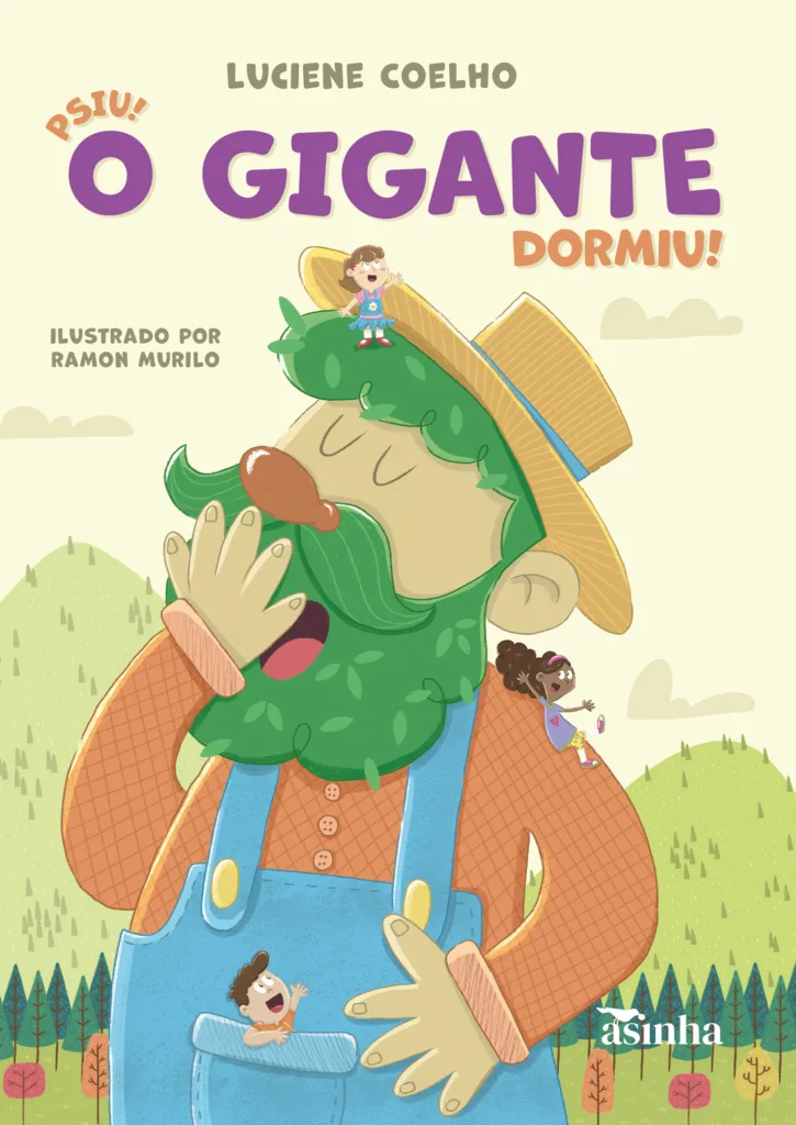 Capa do livro Psiu! O gigante dormiu
