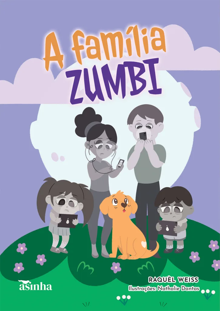 Capa do livro A família zumbi