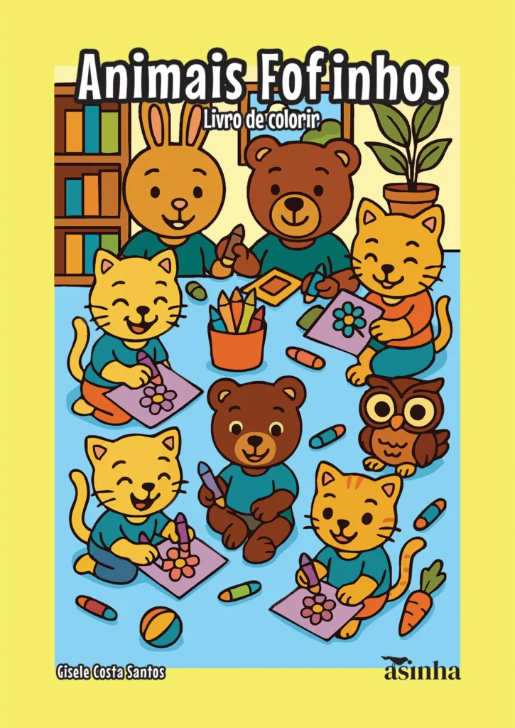 Capa do livro Animais fofinhos