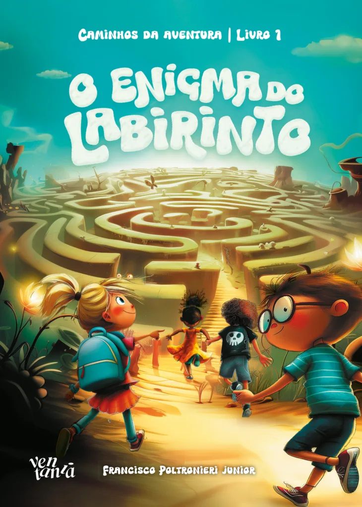 Capa do livro Caminhos da aventura: Vol 1. – O enigma do labirinto