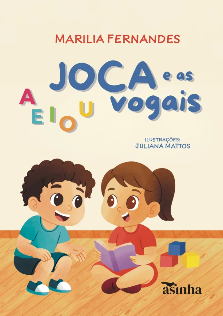 Capa do livro Joca e as vogais