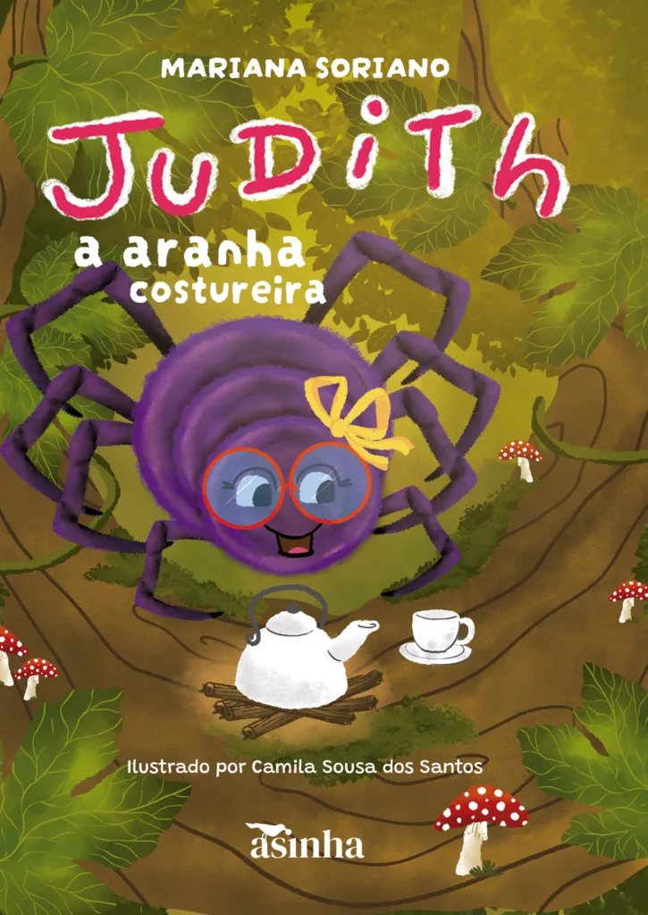 Capa do livro Judith, a aranha costureira