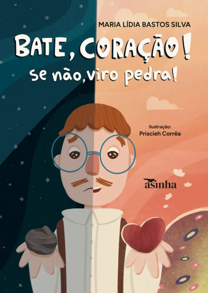 Capa do livro Bate coração, se não viro pedra!