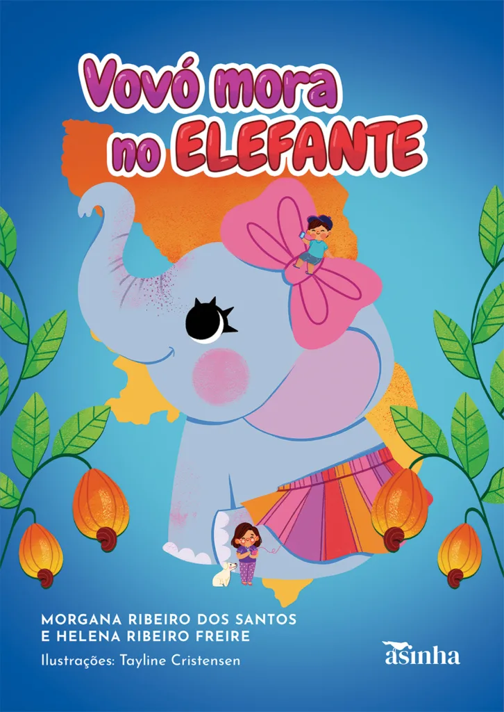 Capa do livro Vovó mora no elefante