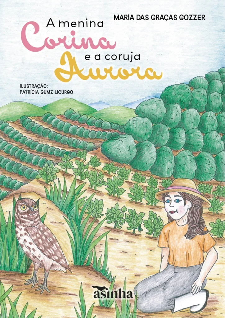 Capa do livro A menina Corina e a coruja Aurora