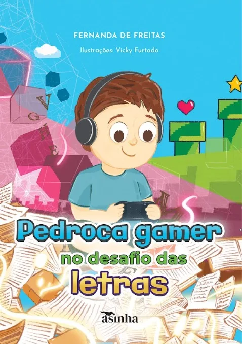 Capa do livro Pedroca gamer no desafio das letras