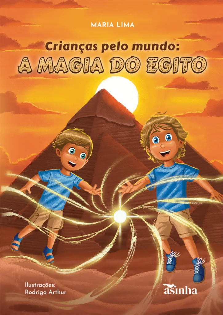 Capa do livro Crianças pelo mundo: A magia do Egito