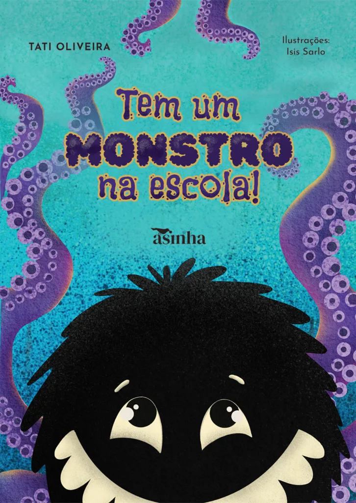 Capa do livro Tem um monstro na escola!