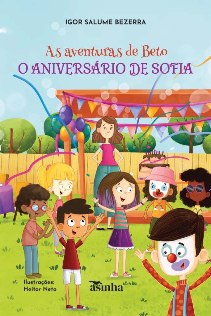 Capa do livro As aventuras de Beto: o aniversário de Sofia