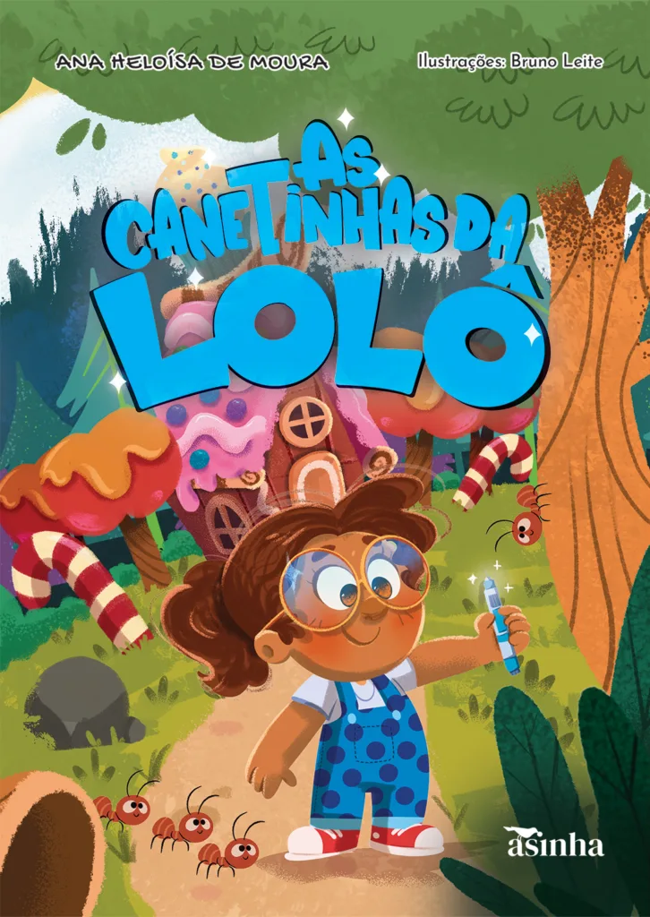 Capa do livro As canetinhas da Lolô