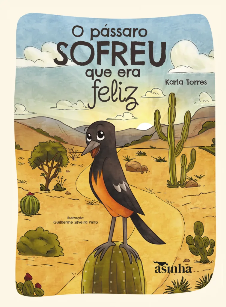 Capa do livro O pássaro Sofreu que era feliz