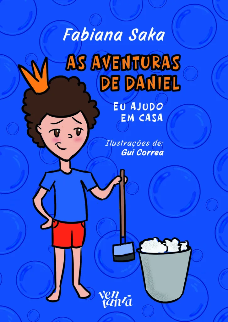 Capa do livro As aventuras de Daniel: eu ajudo em casa