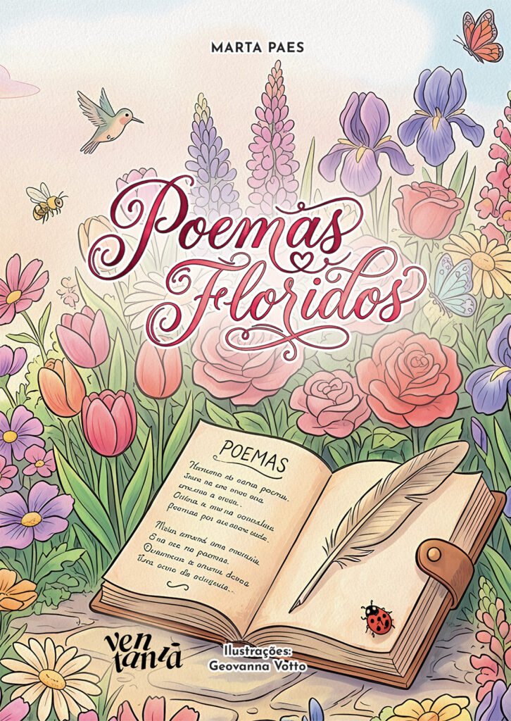 Capa do livro Poemas floridos