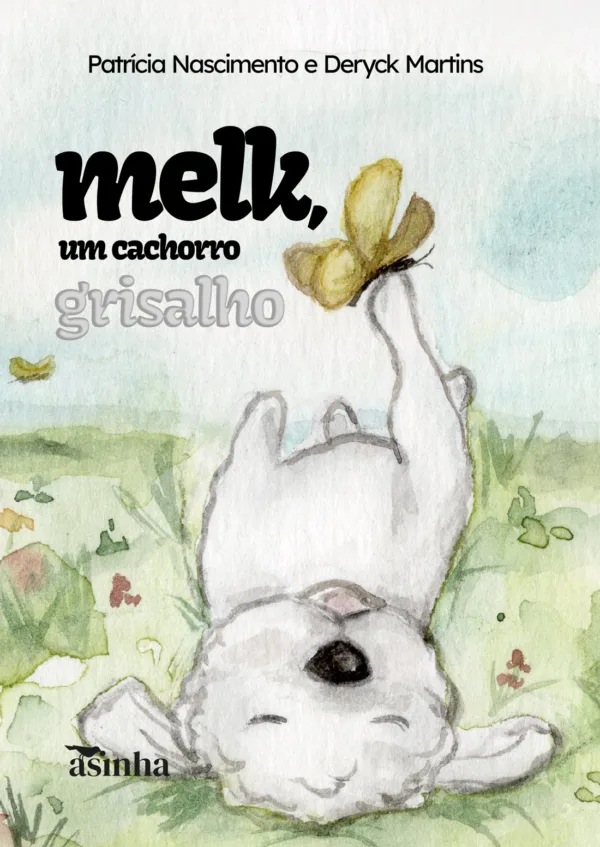 Melk, um cachorro grisalho