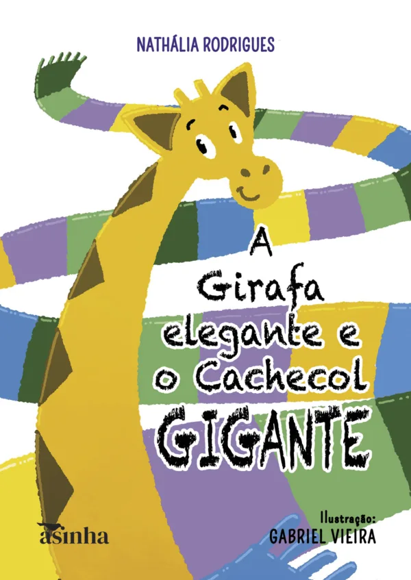 A girafa elegante e o cachecol gigante